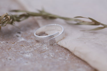 solid 925 sterling silver adjustable ring minimalist boho handmade